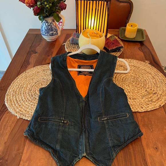 Denim utility vest - Picture 1 of 5